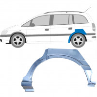 Pannello di riparazione parafango posteriore per Opel Zafira A 1999-2005 / Sinistra 6889