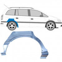 Pannello di riparazione parafango posteriore per Opel Zafira A 1999-2005 / Destra 6888