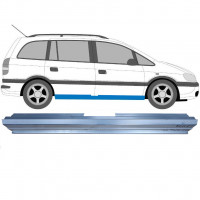 Pannello di riparazione sottoporta lamiera per Opel Zafira A 1999-2005 / Sinistra = Destra (simmetrico) 8932