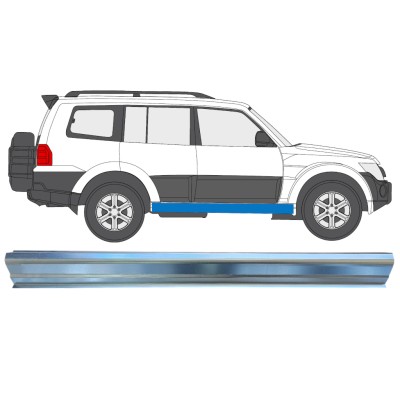 Pannello di riparazione sottoporta lamiera per Mitsubishi Pajero 2006-2021 / Destra 16349