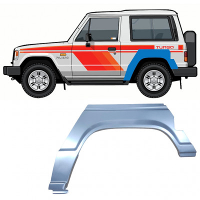 Pannello di riparazione parafango posteriore per Mitsubishi Pajero 1982-1992 / Sinistra 6065