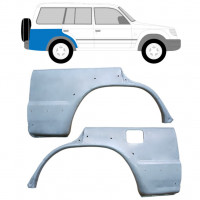 Pannello di riparazione parafango posteriore per Mitsubishi Pajero 1991-2001 / Sinistra+Destra / Set 10402