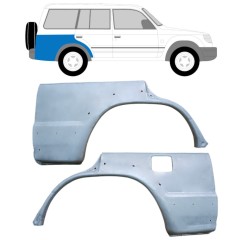 Pannello di riparazione parafango posteriore per Mitsubishi Pajero 1991-2001 / Sinistra+Destra / Set 10402