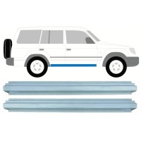 Pannello di riparazione sottoporta lamiera per Mitsubishi Pajero 1991-2001 / Sinistra+Destra / Set 16000
