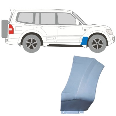 Pannello di riparazione parafango anteriore per Mitsubishi Pajero 1999-2006 / Destra 16901