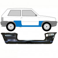 Sottoporta Lamiera Completo per Fiat Panda 1980-2002 / Destra 10754