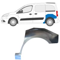 Pannello di riparazione parafango posteriore per Peugeot Partner 2008-2018 / Sinistra 15866