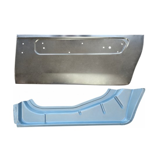 Pannello di riparazione esterno inferiore porta scorrevole per Peugeot Partner 2008-2018 / Sinistra / Set 17085