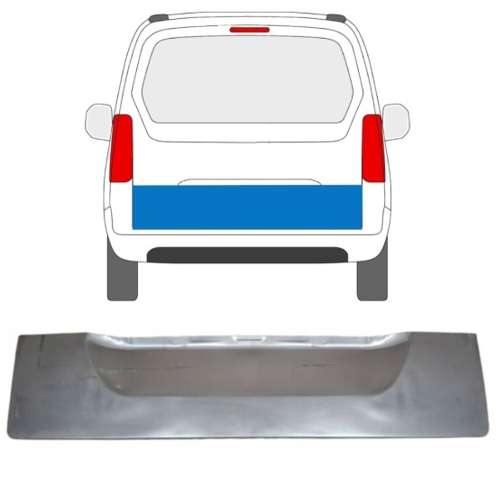 Lamiera di riparazione del portellone per Citroen Berlingo 2008-2018 16283