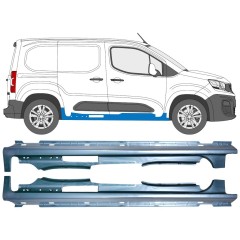 Sottoporta Lamiera Completo per Peugeot Partner 2018-2023 / Sinistra / Destra / Sinistra+Destra / Set 12877