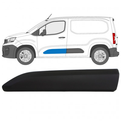 Modanatura laterale porta per Peugeot Partner 2018-2023 / Sinistra 12985