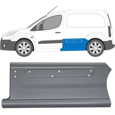 Pannello di riparazione laterale per Citroen Berlingo 2008-2018 / Sinistra 17017
