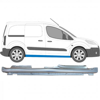 Pannello di riparazione sottoporta lamiera per Citroen Berlingo 2008-2018 / Destra 13419