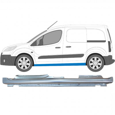 Pannello di riparazione sottoporta lamiera per Citroen Berlingo 2008-2018 / Sinistra 13420