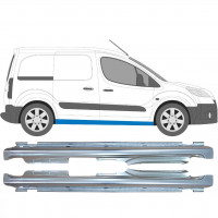 Sottoporta Lamiera Completo per Peugeot Partner 2008-2018 / Sinistra+Destra / Set 9264