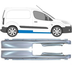 Pannello di riparazione sottoporta lamiera per Citroen Berlingo 2008-2018 / Sinistra+Destra / Set 14099
