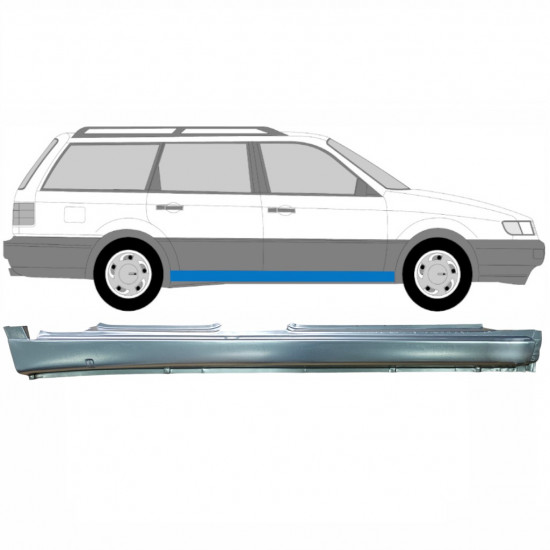 Sottoporta Lamiera Completo per Volkswagen Passat B4 1993-1996 / Destra 9370