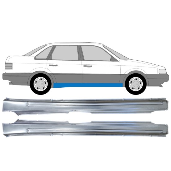 Sottoporta Lamiera Completo per Volkswagen Passat B3 1988-1993 / Sinistra+Destra / COMBI / SEDAN / Set 14524