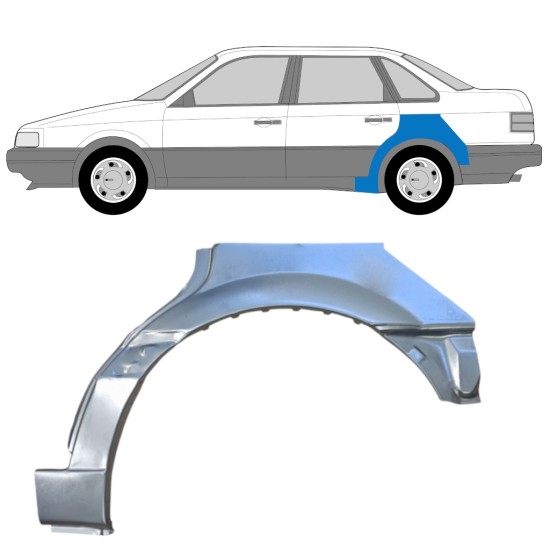 Pannello di riparazione parafango posteriore per Volkswagen Passat B3 1988-1993 / Sinistra / SEDAN 14517