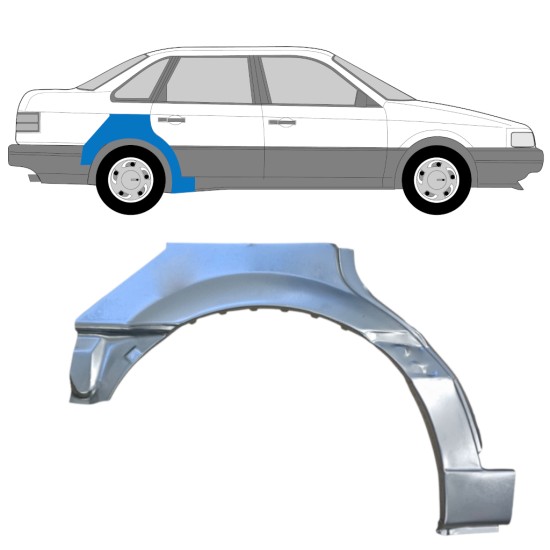 Pannello di riparazione parafango posteriore per Volkswagen Passat B3 1988-1993 / Destra / SEDAN 14516
