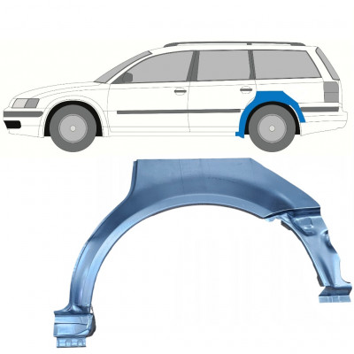 Pannello di riparazione parafango posteriore per Volkswagen Passat B5 1996-2005 / Sinistra / COMBI 8920