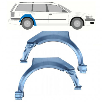 Pannello di riparazione parafango posteriore per Volkswagen Passat B5 1996-2005 / Sinistra+Destra / Set 9688