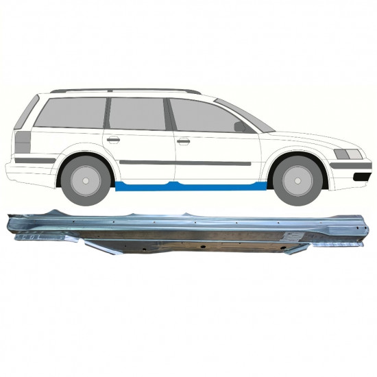 Sottoporta Lamiera Completo per Volkswagen Passat B5 1996-2005 / Destra 8921