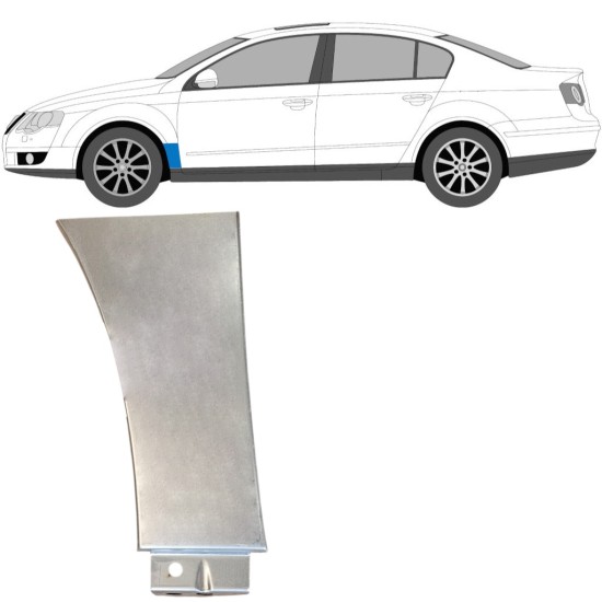 Pannello di riparazione parafango anteriore per Volkswagen Passat B6 2005-2010 / Sinistra 14696