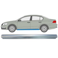 Pannello di riparazione sottoporta lamiera per Volkswagen Passat B7 2010-2015 / Sinistra 16356