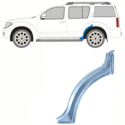 Pannello di riparazione parafango posteriore per Nissan Pathfinder R51 2004-2013 / Sinistra 8683