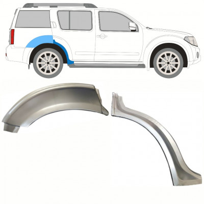 Pannello di riparazione parafango posteriore per Nissan Pathfinder R51 2004-2013 / Destra / Set 10354