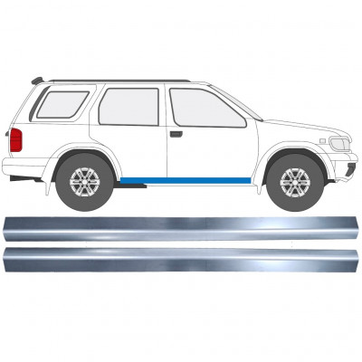 Pannello di riparazione sottoporta lamiera per Nissan Pathfinder 1996-2003 / Sinistra+Destra / Set 11875