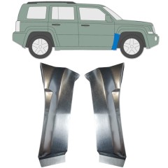Pannello di riparazione parafango anteriore per Jeep Patriot 2006- / Sinistra+Destra / Set 11190