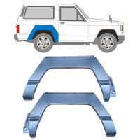 Pannello di riparazione parafango posteriore per Nissan Patrol K160 1979-1990 / Sinistra+Destra / Set 10412