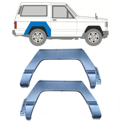 Pannello di riparazione parafango posteriore per Nissan Patrol K160 1979-1990 / Sinistra+Destra / Set 10412