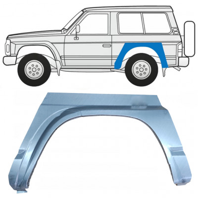Pannello di riparazione parafango posteriore per Nissan Patrol Y60 GY60 1990-1997 / Sinistra 11529