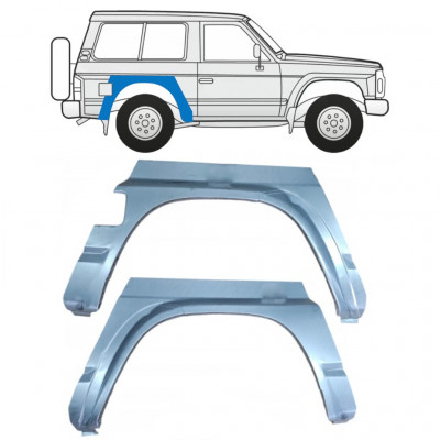 Pannello di riparazione parafango posteriore per Nissan Patrol Y60 GY60 1990-1997 / Sinistra+Destra / Set 11530
