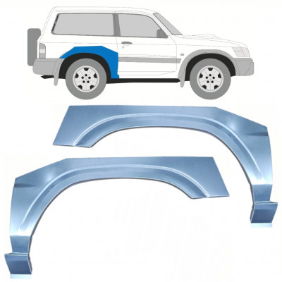 Pannello di riparazione parafango posteriore per Nissan Patrol Y61 GY61 1997-2009 / Sinistra+Destra / Set 10220
