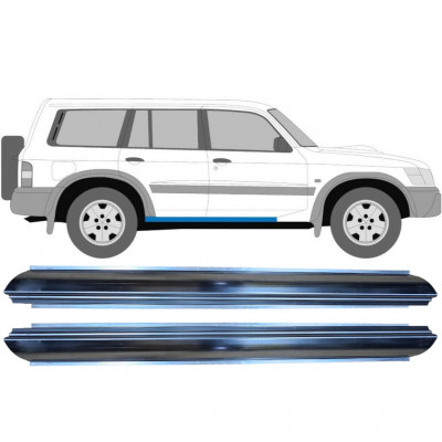 Pannello di riparazione sottoporta lamiera per Nissan Patrol Y61 GY61 1997-2009 / Sinistra = Destra (simmetrico) / Set 10284