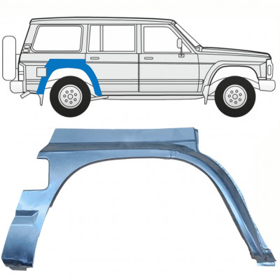 Pannello di riparazione parafango posteriore per Nissan Patrol Y60 GY60 1990-1997 / Destra 8399