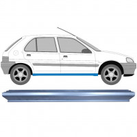 Pannello di riparazione sottoporta lamiera per Peugeot 106 1991-2003 / Sinistra = Destra (simmetrico) 6940