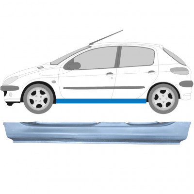 Sottoporta Lamiera Completo per Peugeot 206 206+ 1998-2012 / Sinistra 5492