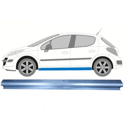 Pannello di riparazione sottoporta lamiera per Peugeot 207 207+ 2006- / Sinistra 8093