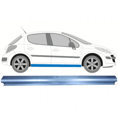 Pannello di riparazione sottoporta lamiera per Peugeot 207 207+ 2006- / Destra 8092