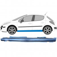 Sottoporta Lamiera Completo per Peugeot 207 207+ 2006- / Sinistra 5770