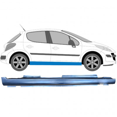 Sottoporta Lamiera Completo per Peugeot 207 207+ 2006- / Destra 5769