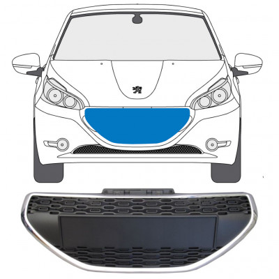 Griglia per Peugeot 208 2012-2015 / Set 9810