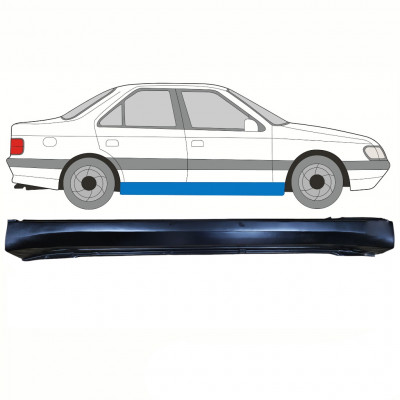 Sottoporta Lamiera Completo per Peugeot 405 1987-1996 / Destra 10778