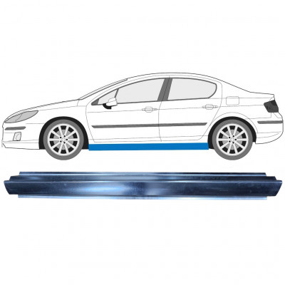 Pannello di riparazione sottoporta lamiera per Peugeot 407 2004-2011 / Sinistra 6360