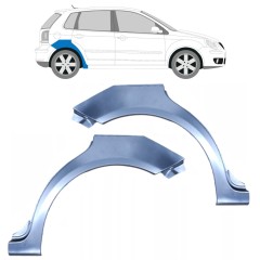 Pannello di riparazione parafango posteriore per Volkswagen Polo 2001-2009 / Sinistra+Destra / Set 9222